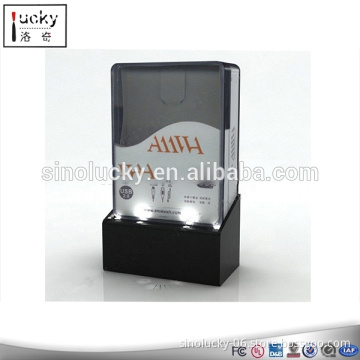 Customized Cigarette LED Acrylic Box Display ,tobacco stand